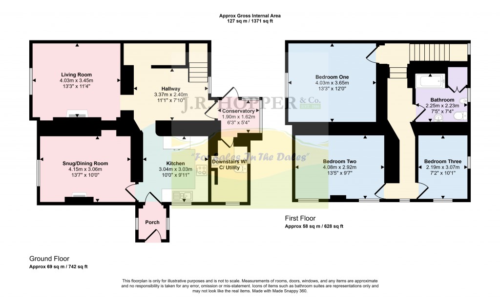 Floorplans For Bainbridge, Leyburn, North Yorkshire