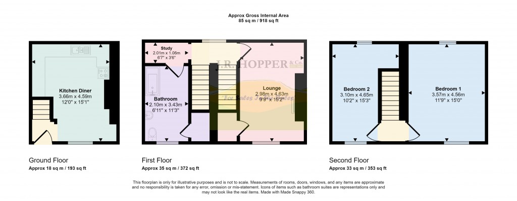 Floorplans For Kirkby Stephen, Cumbria