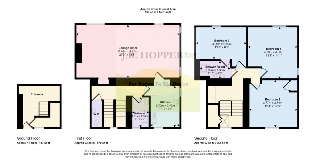 Floorplans For Reeth, Richmond, North Yorkshire