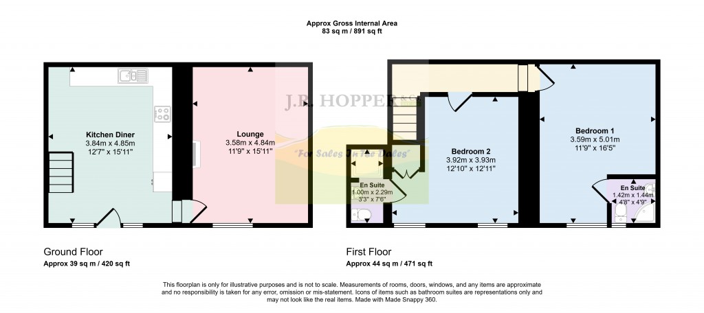 Floorplans For Askrigg, Leyburn, North Yorkshire