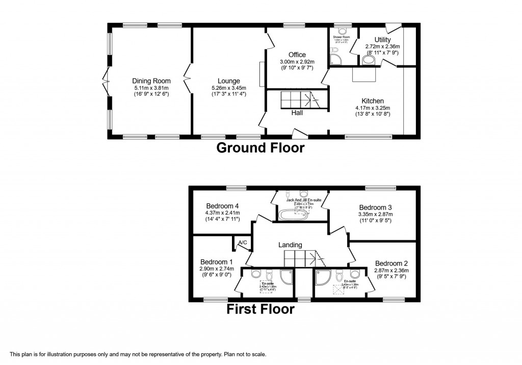 Floorplans For Barras, Kirkby Stephen, Cumbria