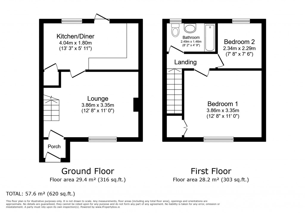 Floorplans For Middleham, Leyburn