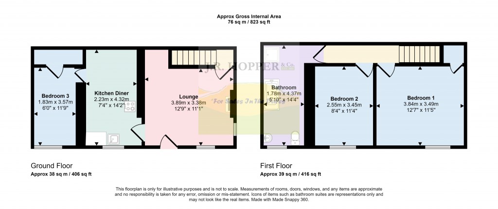 Floorplans For Thornton Steward, Ripon, North Yorkshire