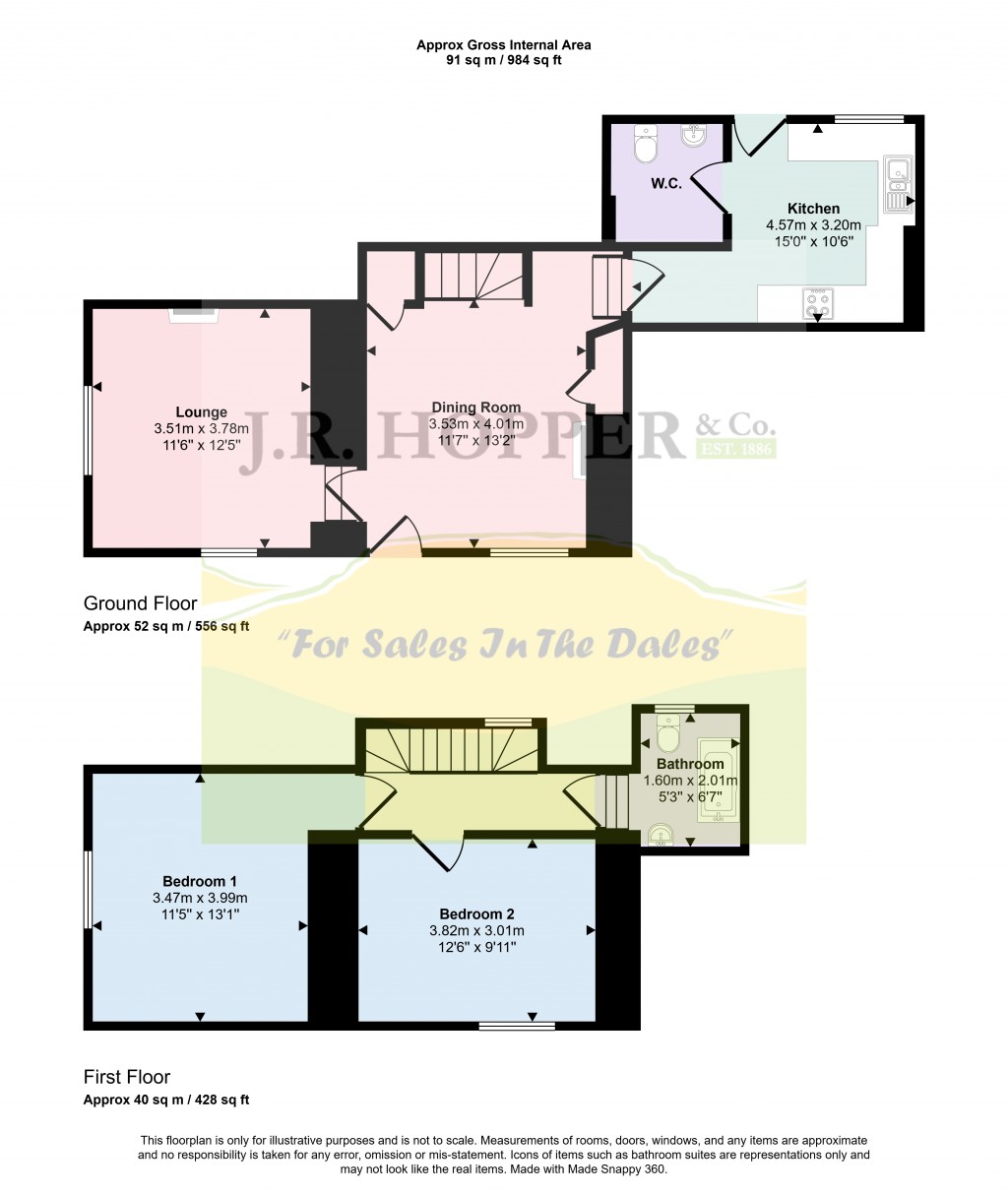 Floorplans For West Witton, Leyburn, North Yorkshire