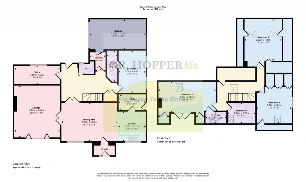 Floorplans For Harmby, Leyburn