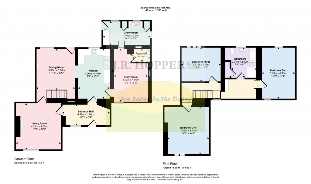 Floorplans For Oughtershaw, Skipton, North Yorkshire