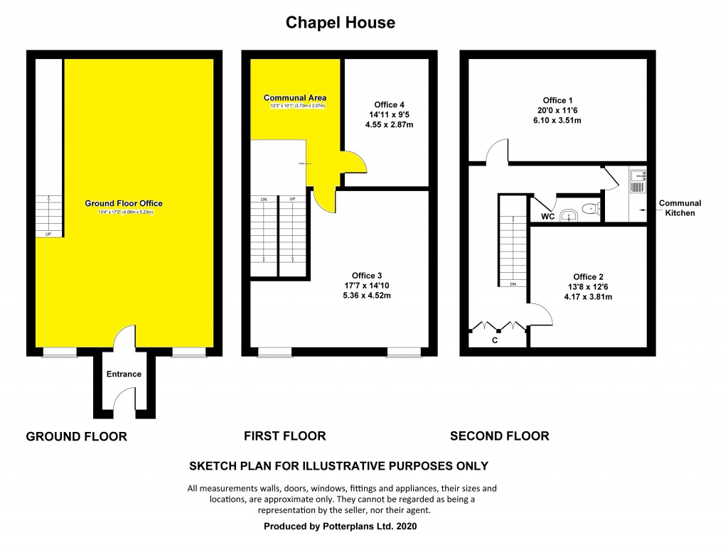 Floorplans For Railway Street, Leyburn, North Yorkshire