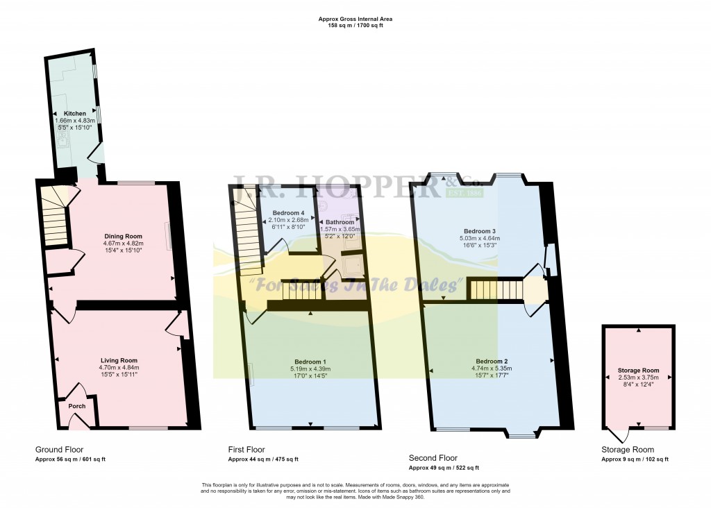 Floorplans For Kirkby Stephen, Cumbria