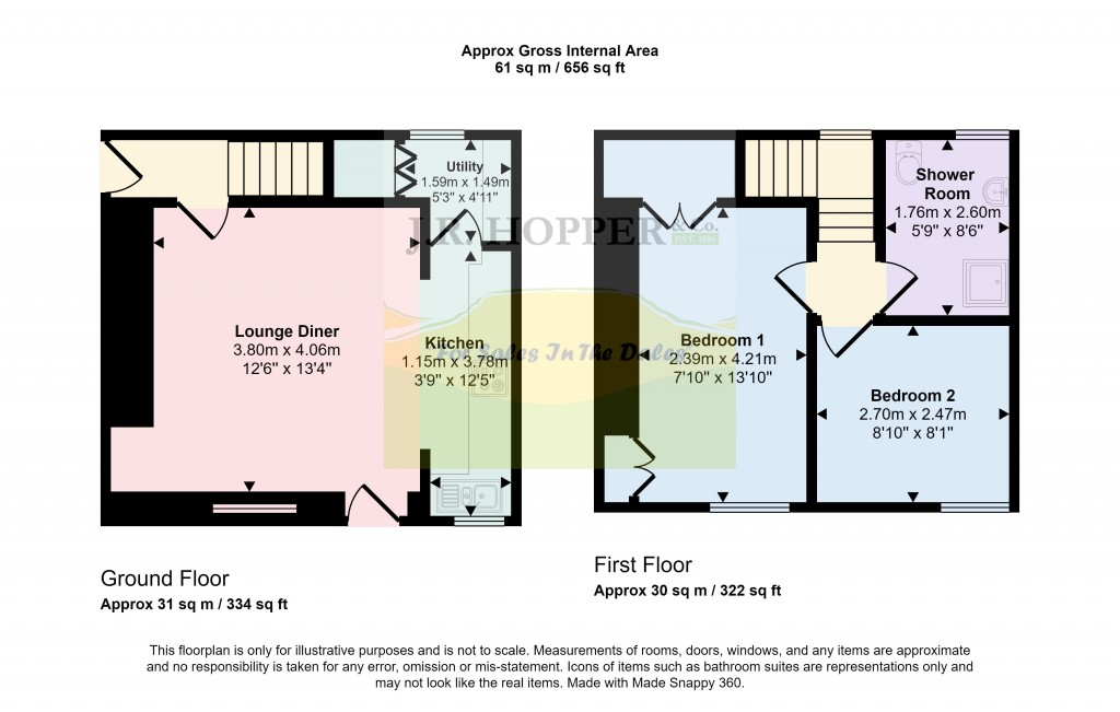 Floorplans For Leyburn, West Burton