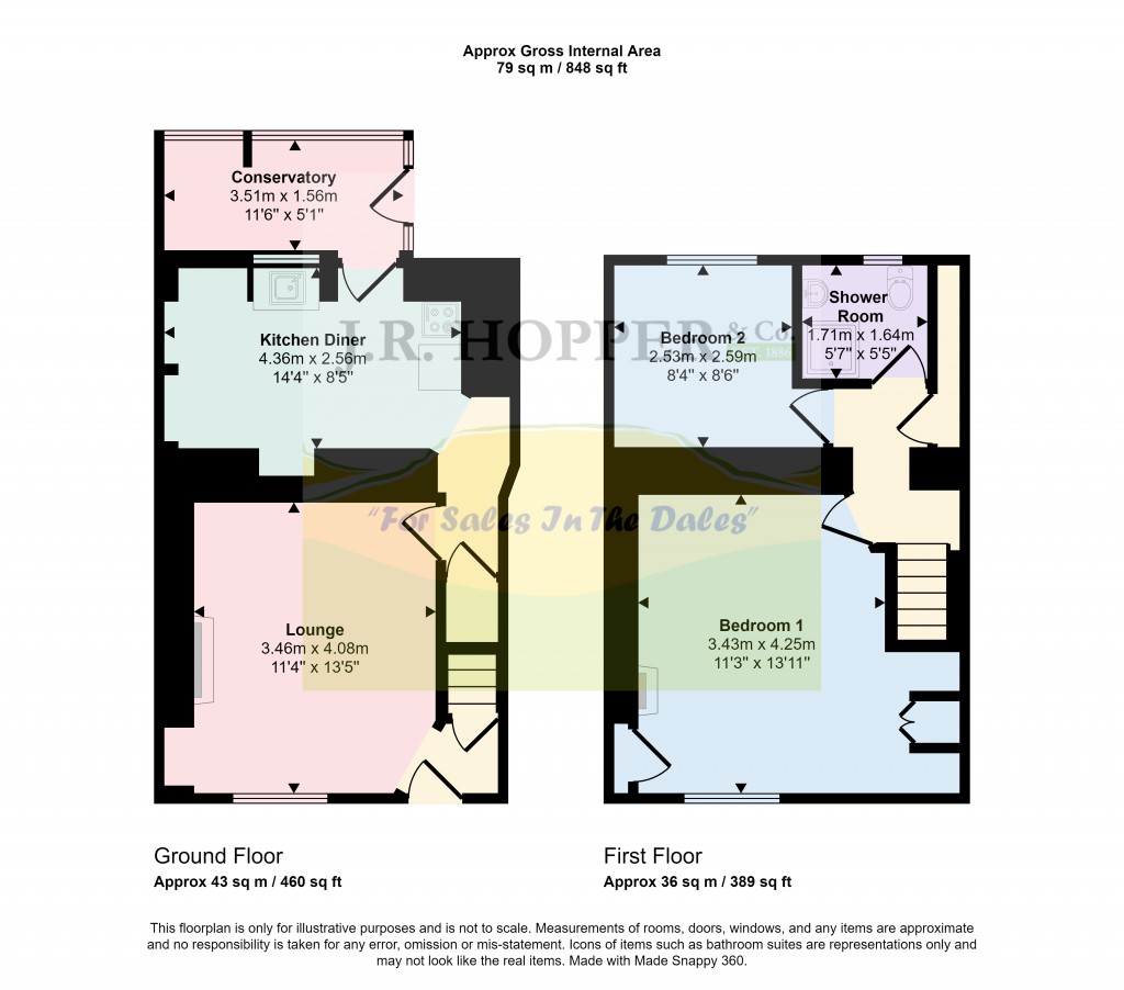 Floorplans For Leyburn, Carperby