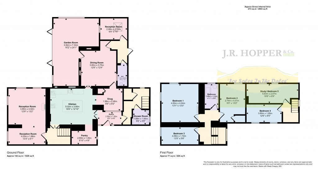 Floorplans For Kirkby Stephen, Cumbria