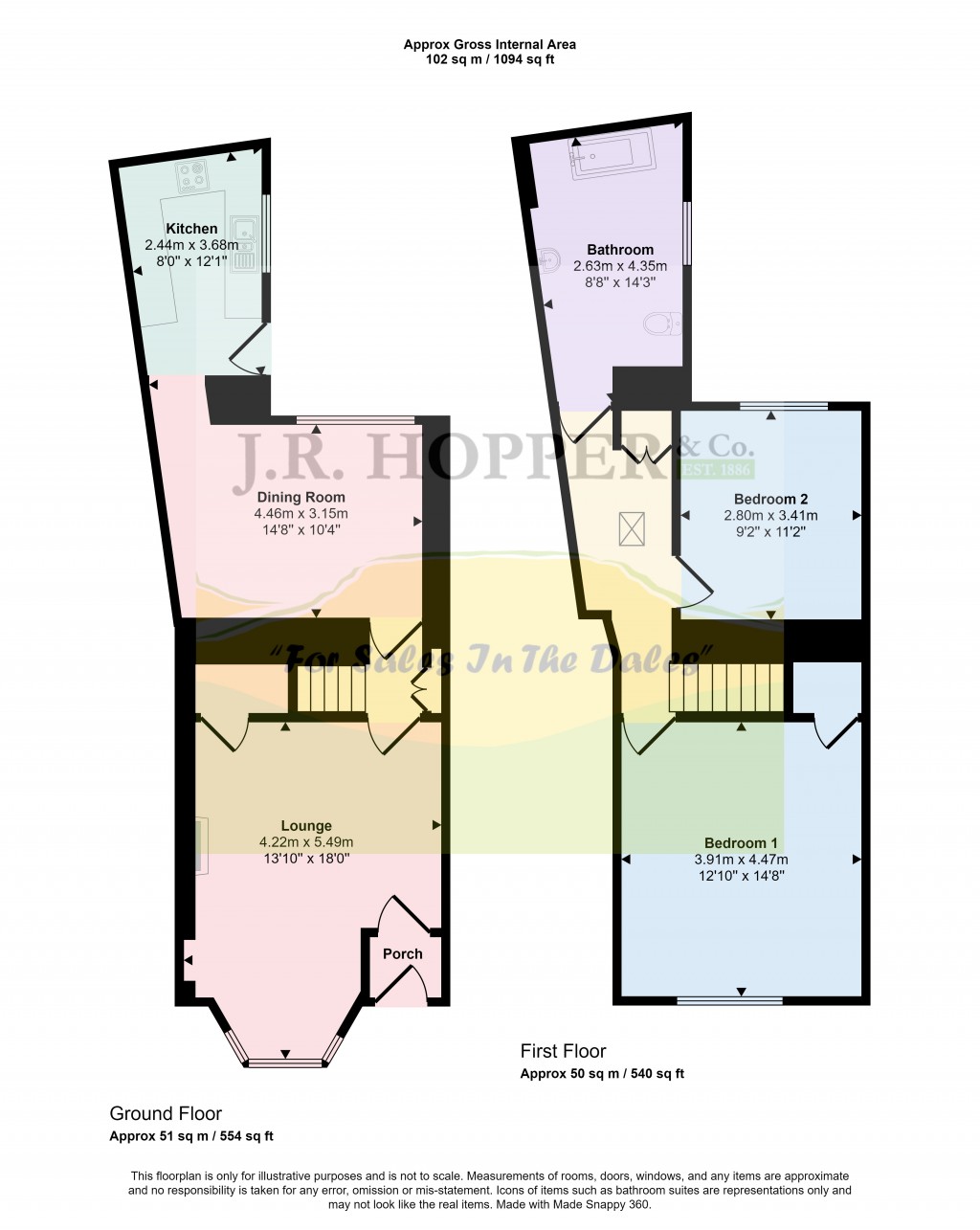 Floorplans For Middleham, Leyburn