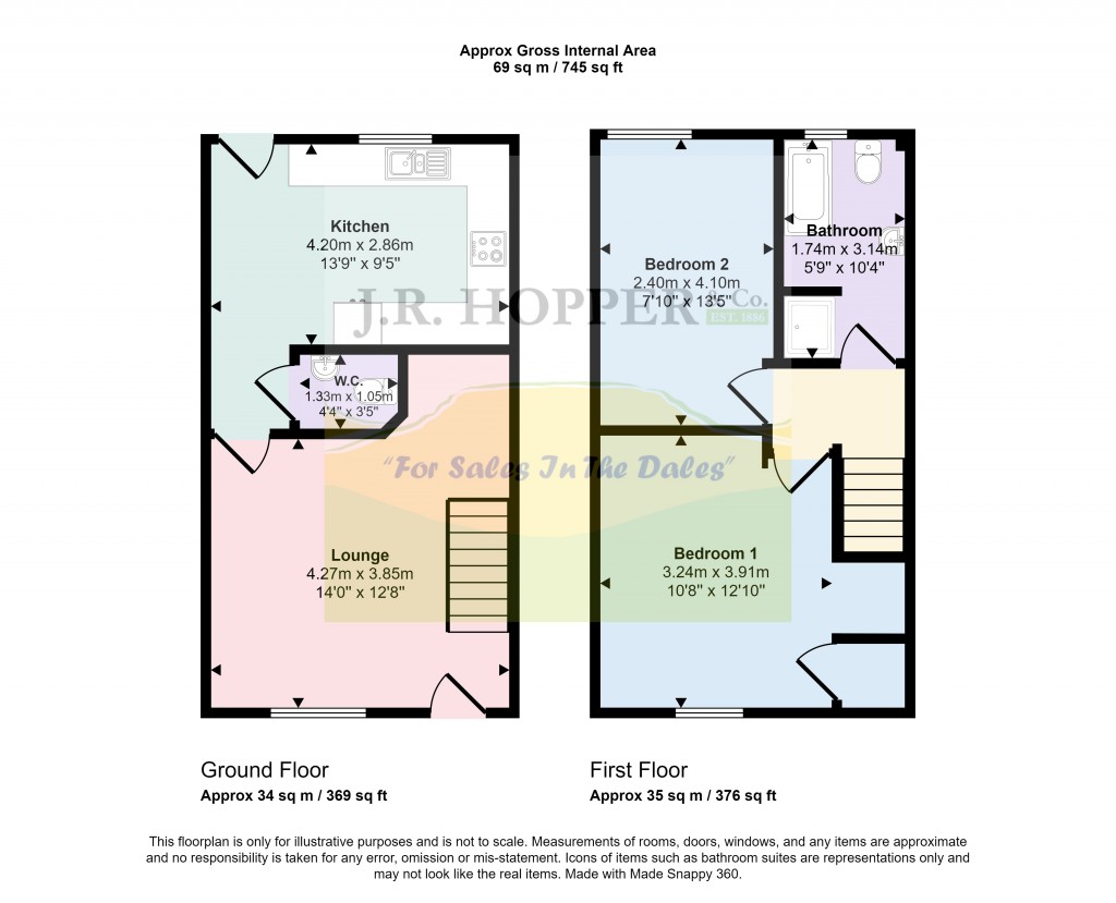 Floorplans For Gaisgill, Penrith