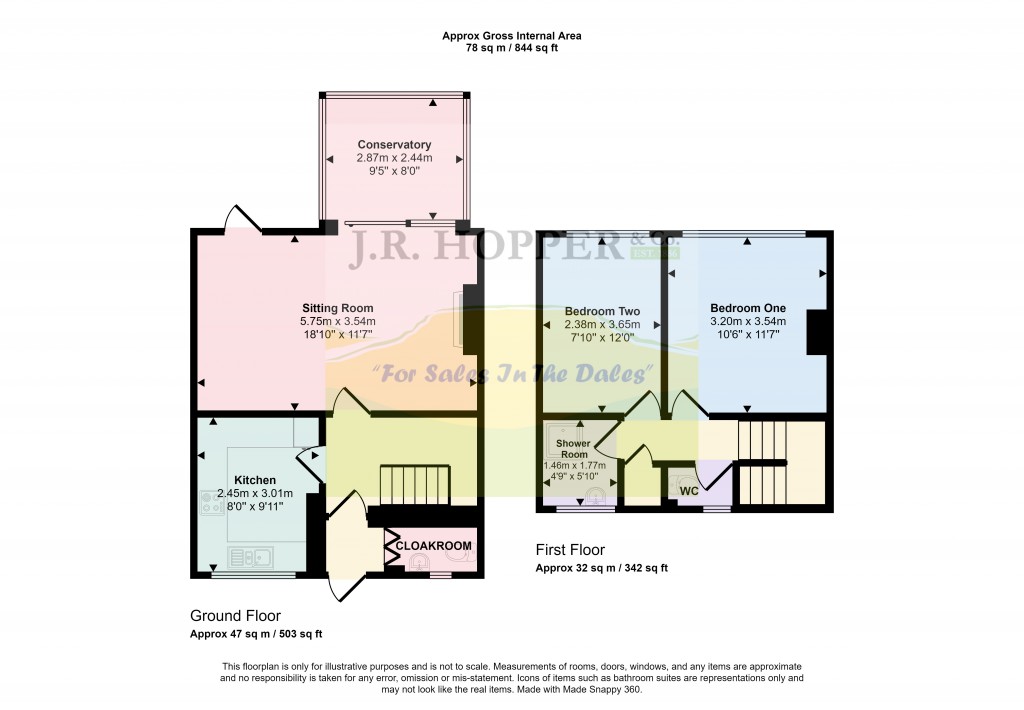 Floorplans For Hawes, North Yorkshire