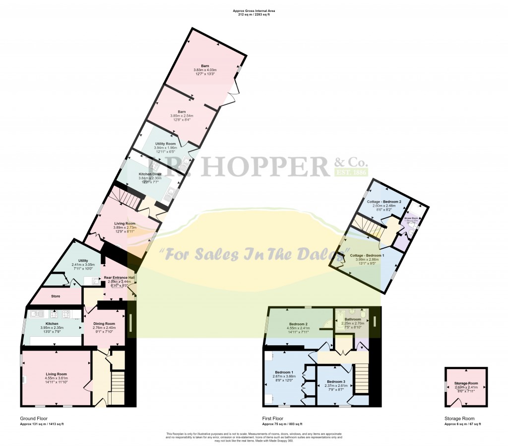 Floorplans For Kirkby Stephen, Cumbria