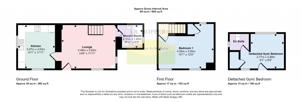 Floorplans For Leyburn, North Yorkshire