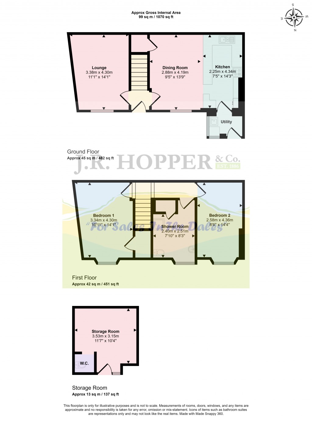 Floorplans For Kirkby Stephen, Cumbria