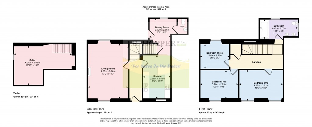 Floorplans For Askrigg, Leyburn, North Yorkshire