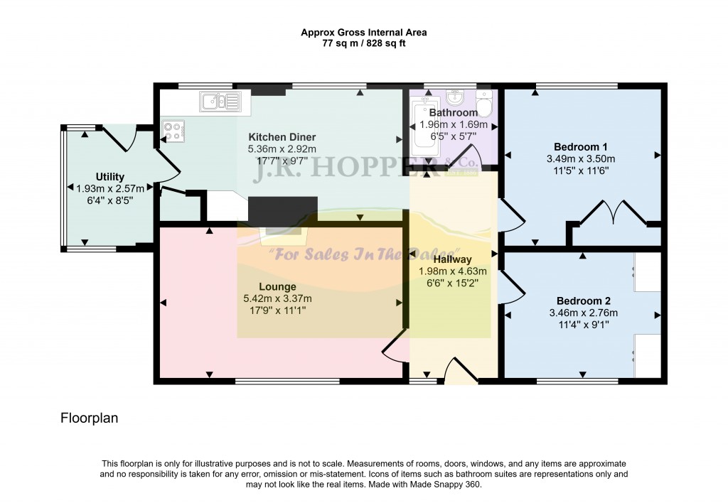 Floorplans For Harmby, Leyburn, North Yorkshire